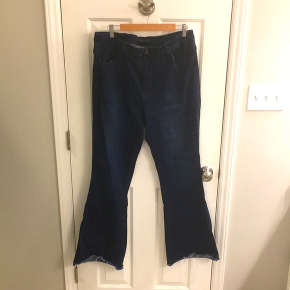 Flying Monkey | Jeans | Flying Monkey High Waisted Stretch Dark Flare ...